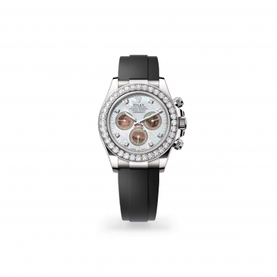 ROLEX COSMOGRAPH DAYTONA OYSTER, 40 MM, WHITE GOLD AND DIAMONDS M126589RBR-0001